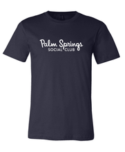 Load image into Gallery viewer, Navy Unisex Member Tee - Palm Springs Social Club